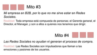 Mitos y realidades de las redes sociales | PPTX