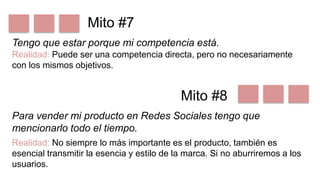Mitos y realidades de las redes sociales | PPTX