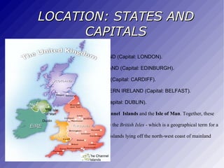 The national emblems for the different states. 