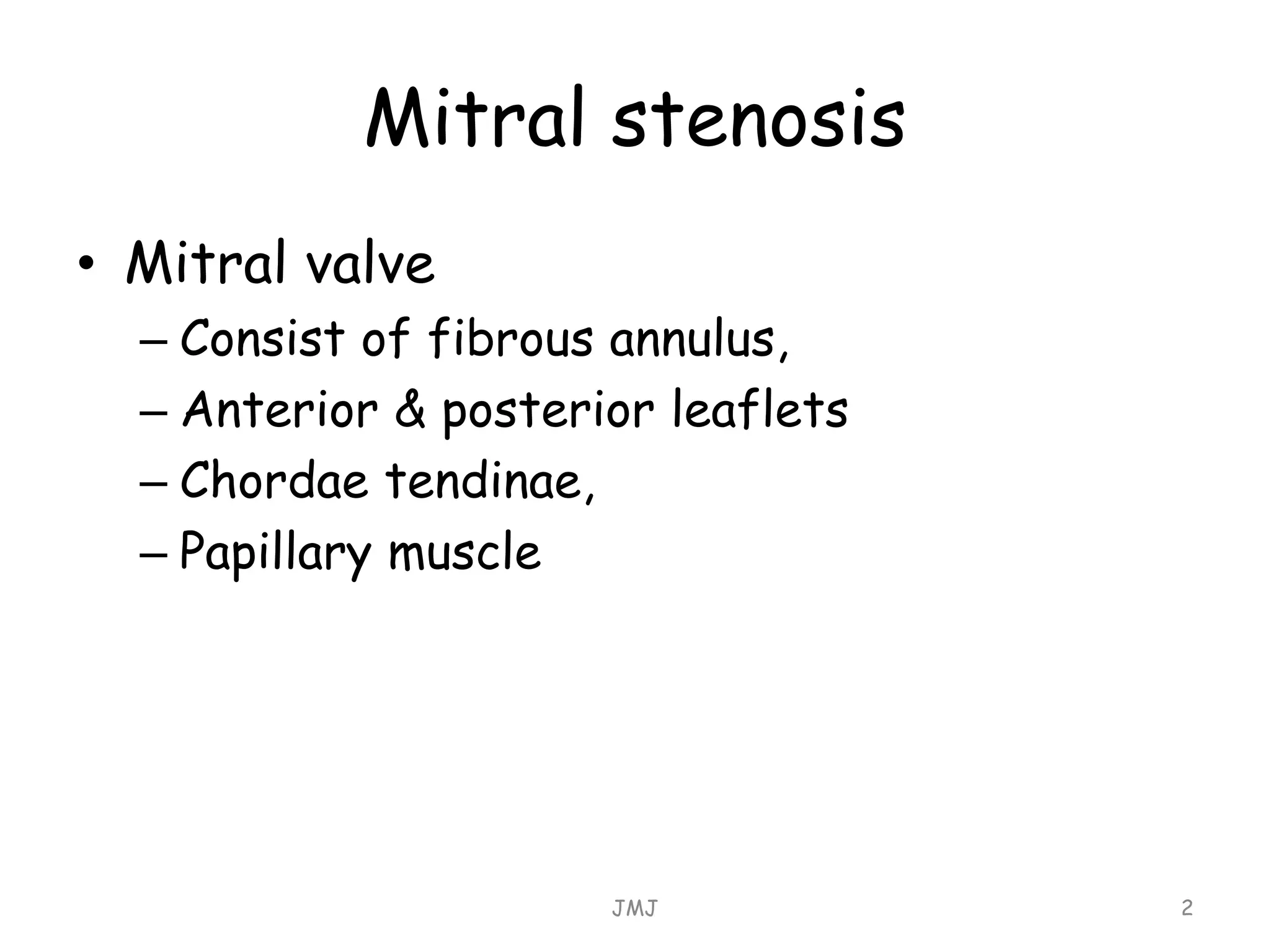 Mitral stenosis | PPTX