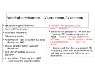 MITRAL STENOSIS anesthesia for mitral stenosis.pptx