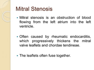 Mitral stenosis and regurgitation sushila | PPT
