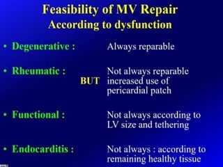 Mitral valve current challenges
