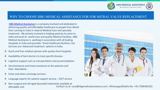 Mitral Valve Replacement Surgery in India | PPTX