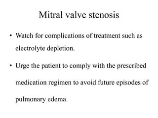 Mitral valve stenosis powerpoint | PPTX