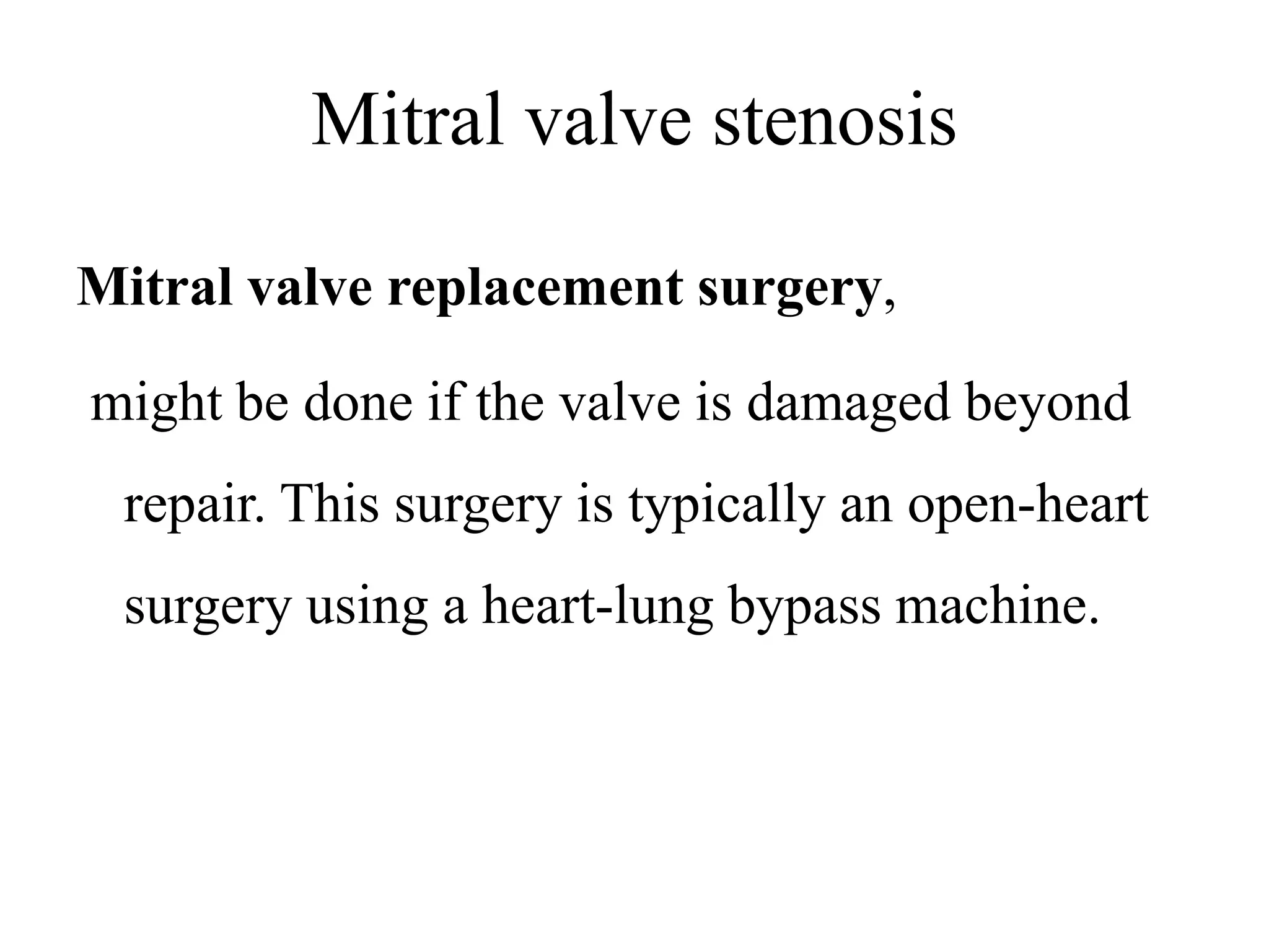 Mitral valve stenosis powerpoint | PPTX