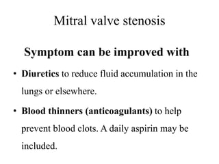Mitral valve stenosis powerpoint | PPTX