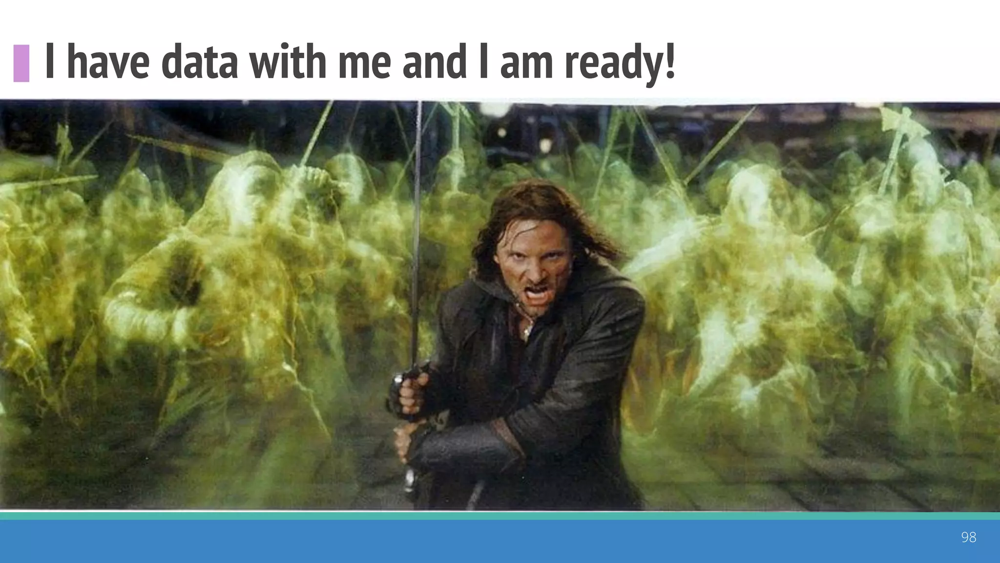 I have data with me and I am ready!
98
 