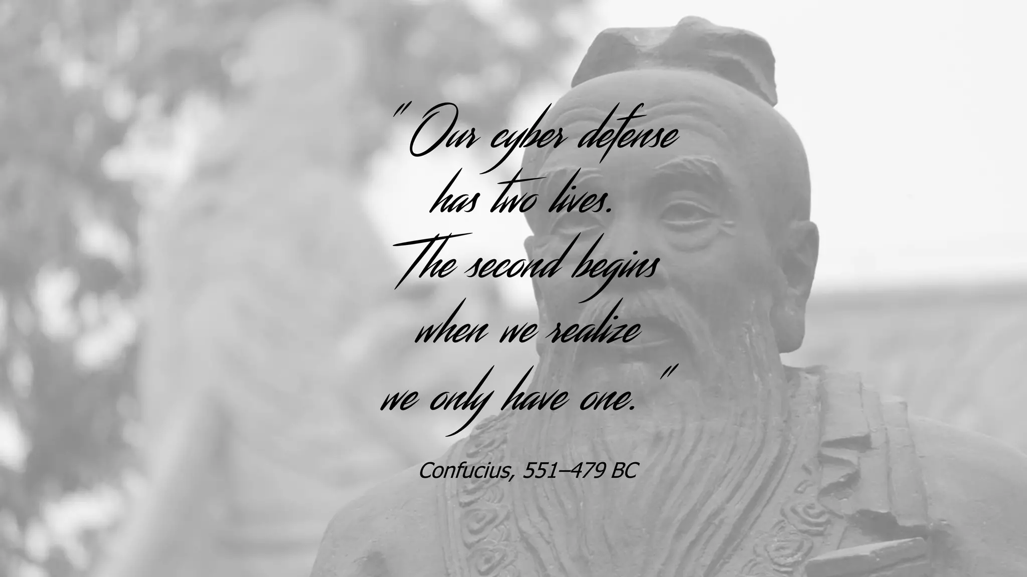 Conclusion
• Don’t let your sandbox fool you
• Be careful with automated ATT&CK plotting
“Our cyber defense
has two lives.
The second begins
when we realize
we only have one.”
Confucius, 551–479 BC
 