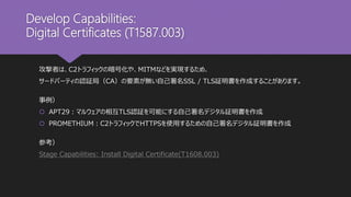 MITRE ATT&CK T1587 Develop Capabilities | PPT