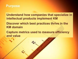 MITRE KM Study | PDF