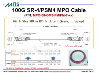 DAC, AOC & MPO/LC cable solution | PDF