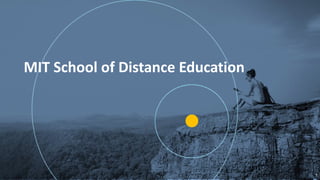 G
1
MIT School of Distance Education
 