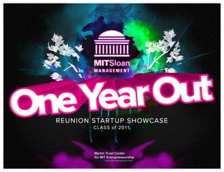 MIT Sloan School of
  Management
Reunion Startup Showcase
      Class of 2011
 