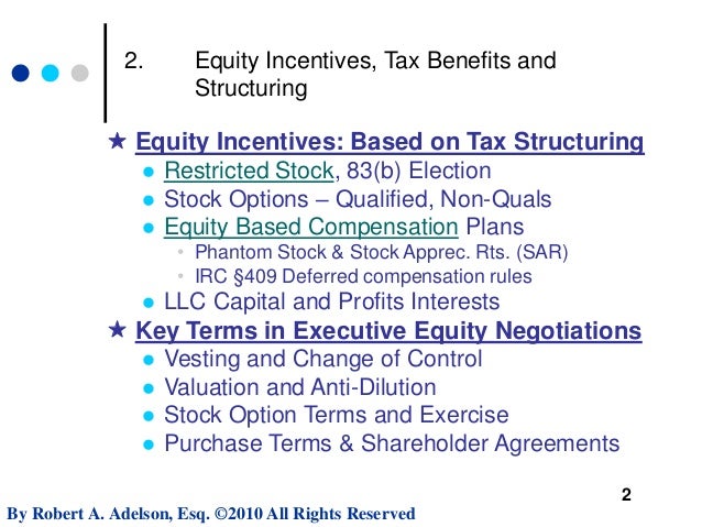 Section 83 b election non qualified stock options