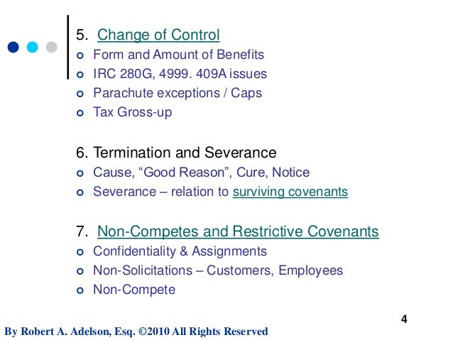 agreement executive 409a employment Negotiating MIT Contract Employment Terms Executive