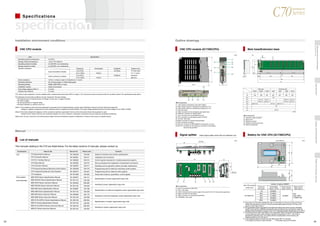 Mitsubishi cnc cnc c70 series | PDF