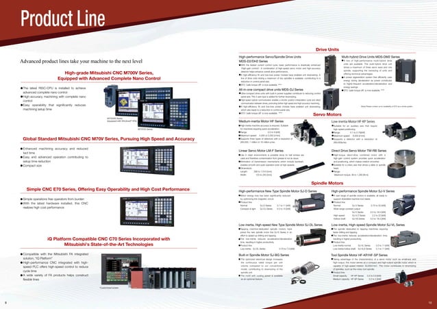 Cnc Machine Brochure.pdf Mitsubishi cnc cnc general catalog | PDF