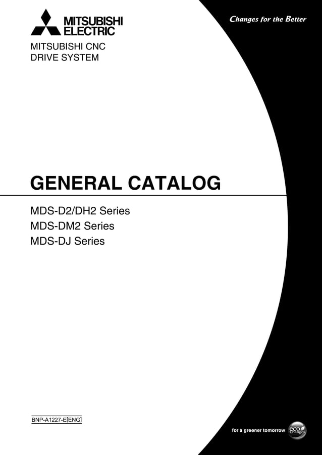 Mitsubishi cnc drive system general catalog (mds d2dh2dm2dj series