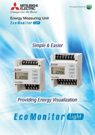 Simple & Easier
Providing Energy Visualization
Simple & Easier
Providing Energy Visualization
Energy Measuring Unit
 