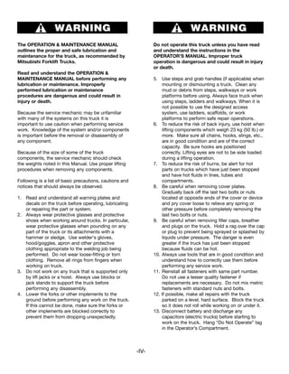 Mitsubishi FG50 Forklift Trucks (Engine) Service Repair Manual.pdf