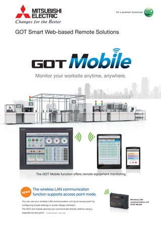 Mitsubishi got smart web based remote solutions (got mobile) [wireless ...