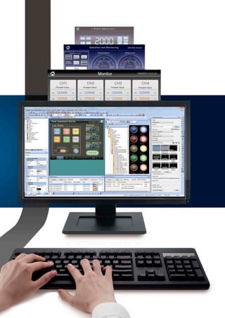 Mitsubishi graphic operation terminal screen design software melsoft gt ...
