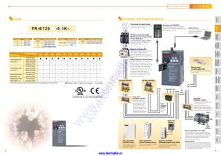 Mitsubishi inverter fr-e700 catalog | PDF