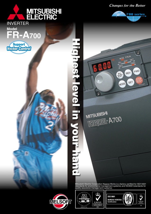 Mitsubishi Inverter Freqrol A700 Series