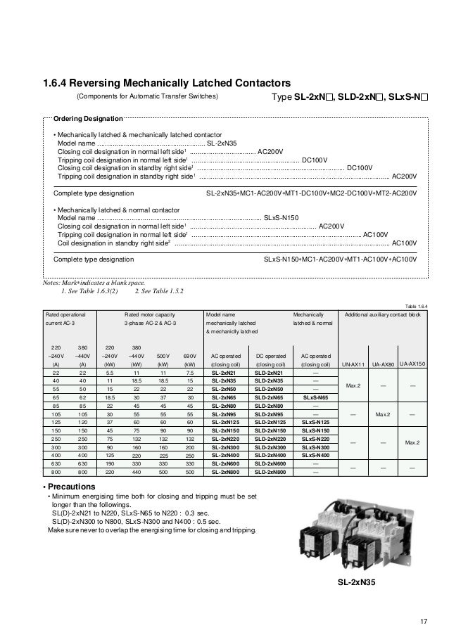 Mitsubishi low voltage catalog-contactor-mitsubishi-160422014628