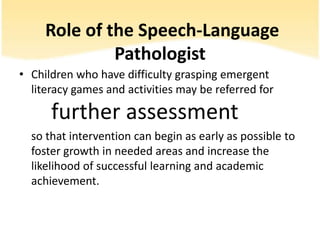 Read aloud to children