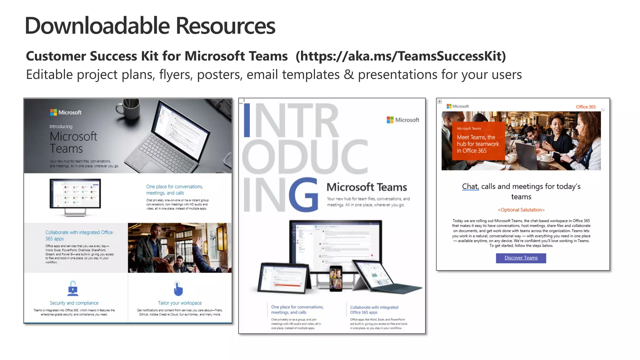 Downloadable Resources
 