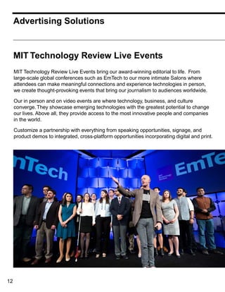 MIT technology Review Media Kit 2016 | PDF
