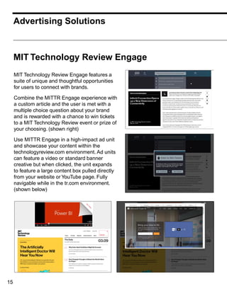 MIT technology Review Media Kit 2016 | PDF