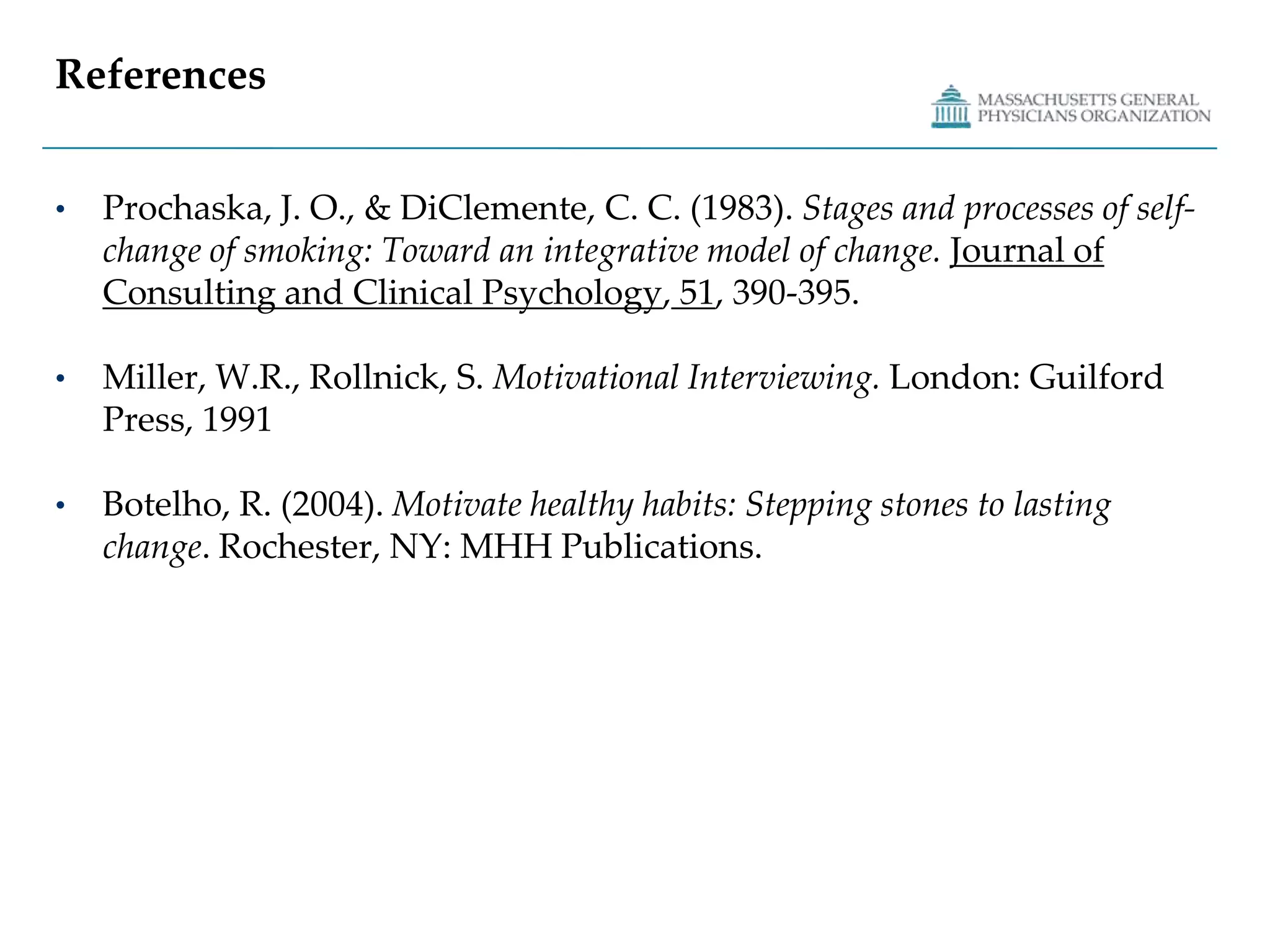 Double-Sided Reflection:Patient: “I don’t have time to exercise.”Educator:“I hear you saying you don’t have time to exercise. But I have also heard you say that exercise makes you feel better and that regular exercise would be good for your energy and health.”Shifted-Focus Reflection:Patient: “I don’t have time to exercise.”Educator: “Since you don’t have time to exercise, let’s talk about the dance class that you started with your friend. I remember you saying you enjoyed the class.Motivational Interviewing: Develop Discrepancy