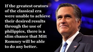 Mitt Romney's Trump Speech: A Modern Philippic