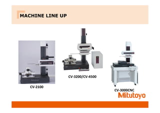 MACHINE LINE UP
CV-2100
CV-3200/CV-4500
CV-3000CNC
 