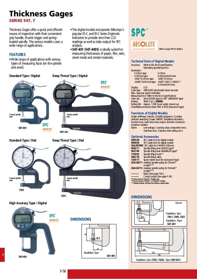 Mitutoyo Digital Thickness Gauge