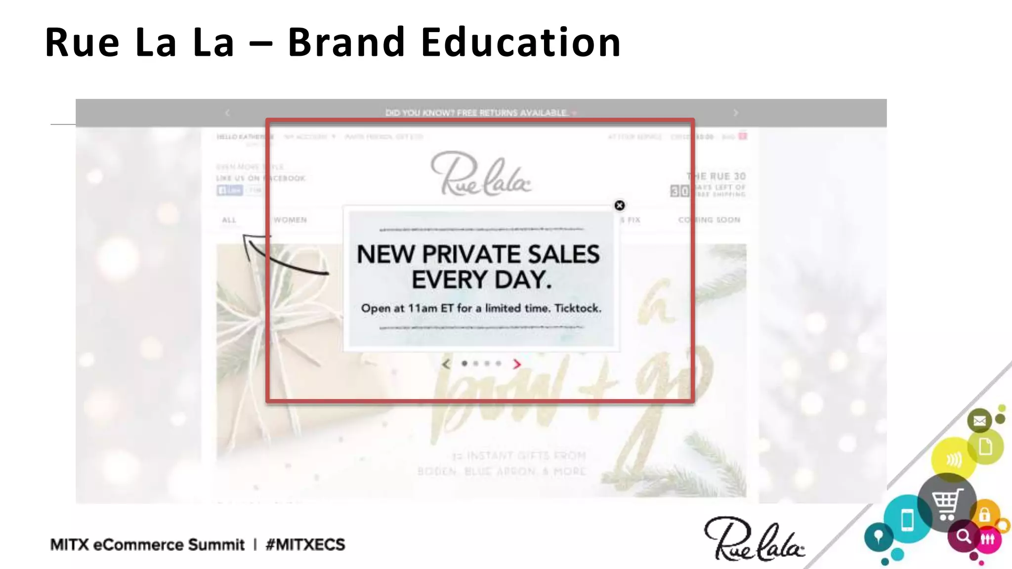 Rue La La – Brand Education