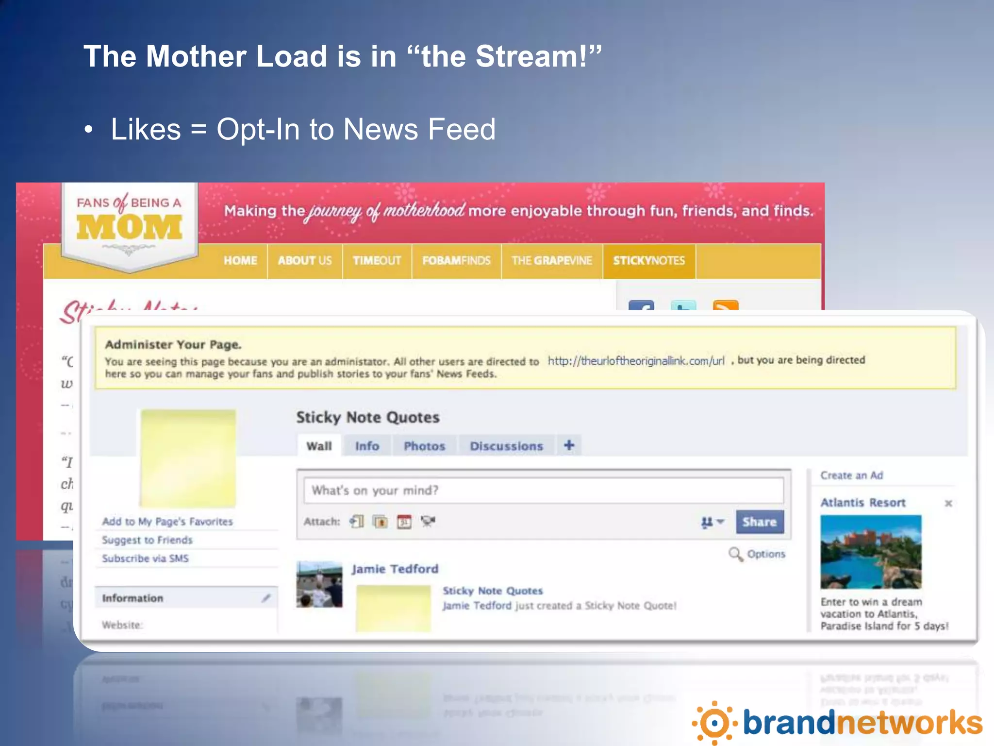 The Mother Load is in “the Stream!”     Likes = Opt-In to News FeedStake Your Claim!  Happy Prospecting