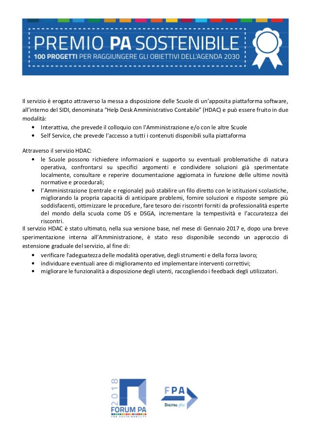 Miur Dgruh Piattaforma Di Supporto Amministrativo Contabile Hdac