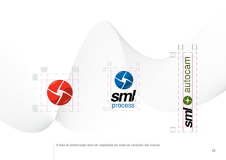 A área de preservação deve ser respeitada em todas as variações das marcas
                                                                             43
 