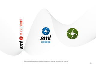 A versão para impressão deve ser aplicada em todas as variações das marcas
                                                                             45
 