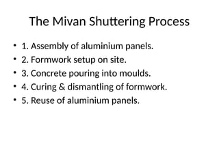 Mivan Shuttering Checklist.pdf Mivan_Shuttering_With_Real_Images presentation | PPTX