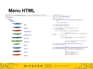 Menu HTML
 