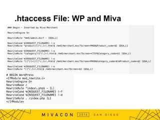 .htaccess File: WP and Miva
 