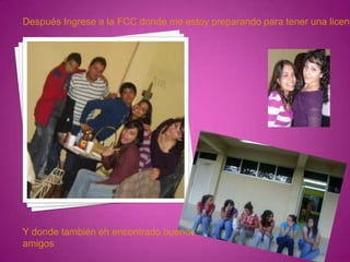 Después Ingrese a la FCC donde me estoy preparando para tener una licenc




Y donde también eh encontrado buenos
amigos
 