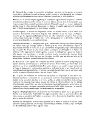 Mi vida hasta la universidad