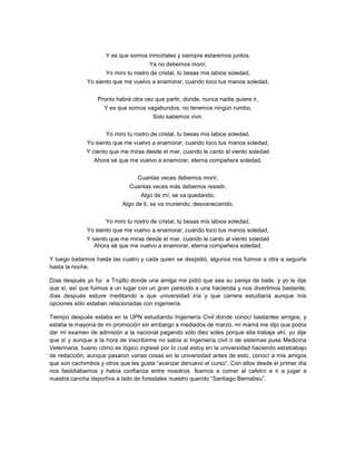 Mi vida hasta la universidad