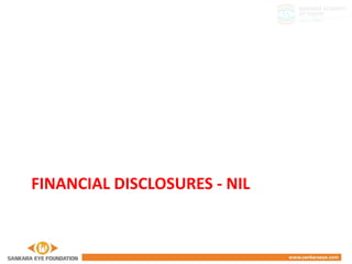 FINANCIAL DISCLOSURES - NIL
 